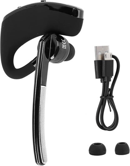 V8 Cordless Business BT Headphone, Clear HD Sound, Voice Prompt, Hands Calling, Noise Reduction, Intelligent CSR Chip