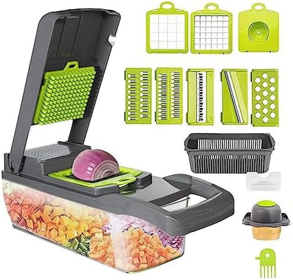Purilite Select 8-in-1 Vegetable Chopper Slice Smarter, Cook Faster