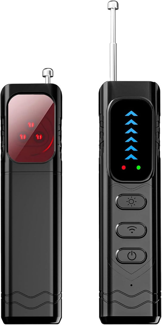 Hidden Camera Detectors,Anti-Spying Device,Portable GPS Tracker Detector and Bug Sweeper Device,Wireless Signal and RF Scanner,Hidden Camera Finder for Travel,Hotels,Home,Office,Car