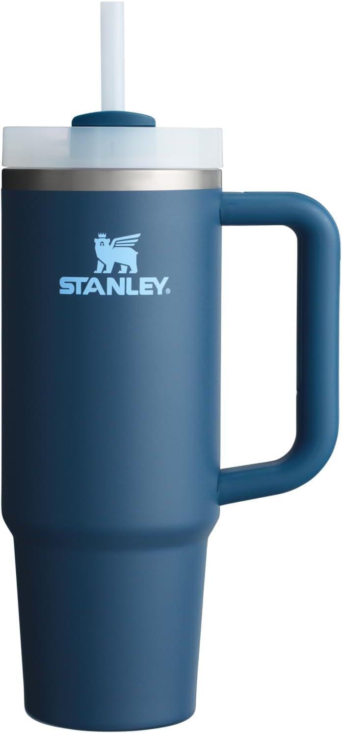 Stanley Quencher H2.0 Tumbler with Handle and Straw 30 oz | Flowstate 3-Position Lid | Cup Holder Compatible for Travel | Insulated Stainless Steel Cup | BPA-Free | Exclusive Lupine