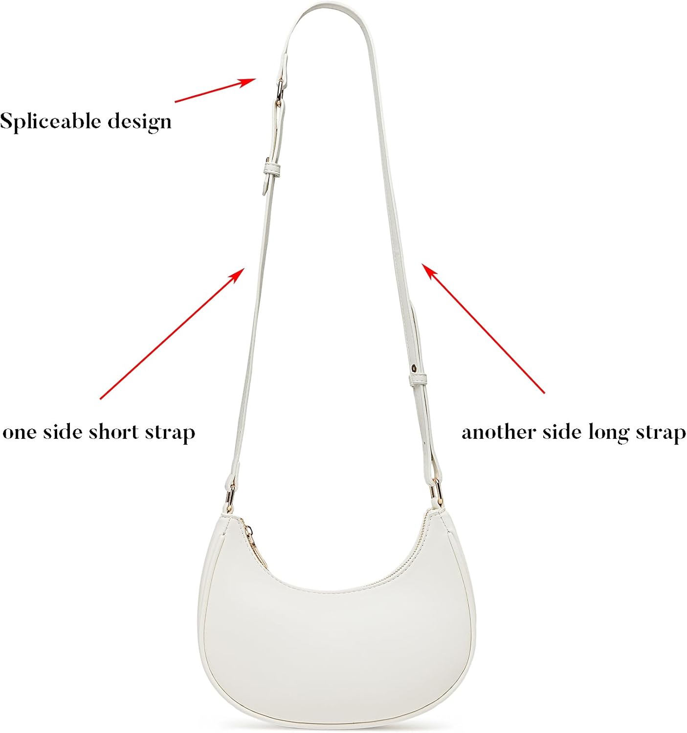 Barabum Retro Classic Clutch Shoulder Tote HandBag with Zipper Closure for Women