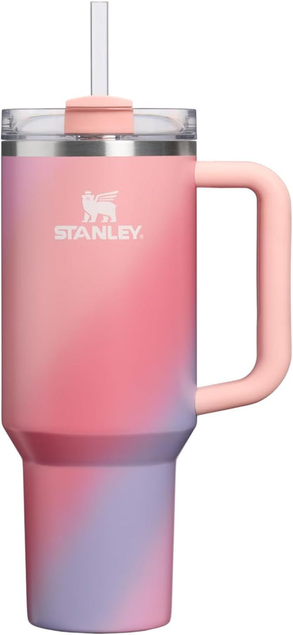 Stanley Quencher H2.0 Tumbler with Handle and Straw 30 oz | Flowstate 3-Position Lid | Cup Holder Compatible for Travel | Insulated Stainless Steel Cup | BPA-Free | Exclusive Lupine