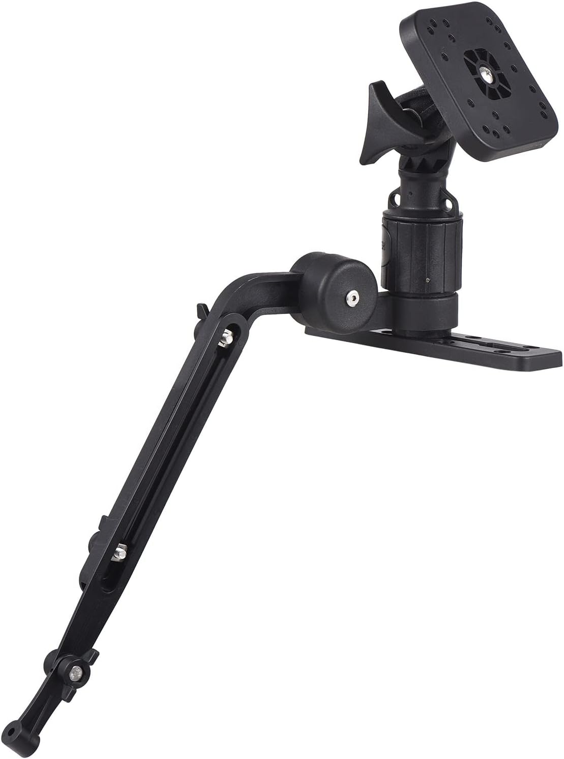 HUNYA Kayak Fish Finder Mounting Plate Kayak Boat Transducer Mounting Arm Fish Finder Mount Base Adapter