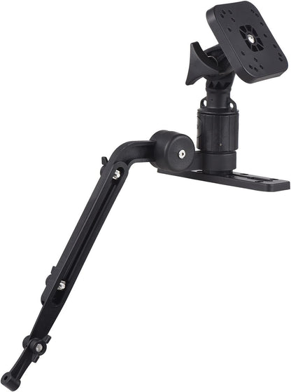 HUNYA Kayak Fish Finder Mounting Plate Kayak Boat Transducer Mounting Arm Fish Finder Mount Base Adapter