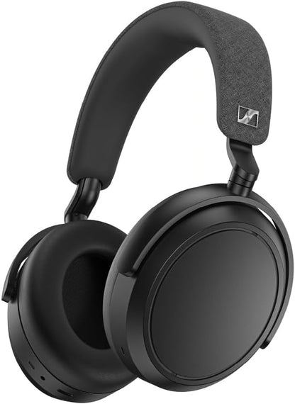 Sennheiser Momentum 4 Wireless Headphones, Bluetooth for Crystal-Clear Calls w/Adaptive Noise Cancellation, 60h Battery Life, Customizable Sound & Lightweight Folding Design, Black/Copper