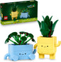 LEGO Botanicals Happy Plants Building Set – 217-Piece Indoor Plant Decor Kit for Kids, Teens, and Adults, Desk or Shelf Display, Birthday & Holiday Gift (10349)