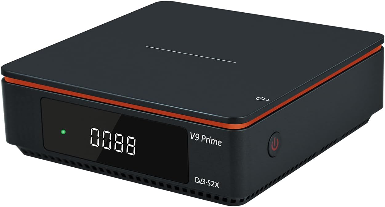 V9 Prime Digital Satellite Receiver H.265 FTA Free to Air DVB-S/S2/S2X 10bit HEVC Built-in 2.4G WiFi Support CA Card, Biss Auto Roll