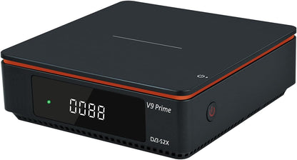 V9 Prime Digital Satellite Receiver H.265 FTA Free to Air DVB-S/S2/S2X 10bit HEVC Built-in 2.4G WiFi Support CA Card, Biss Auto Roll