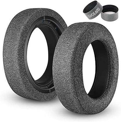 HS60 Earpads, GVOEARS Replacement Ear Pads Cushion for Corsair HS70 HS60 HS50, Softer Durable Knitted Gaming Headset Noise Isolation Earpads (Grey)