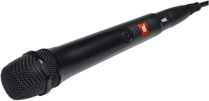 JBL PBM100 Wired Microphone - Wired Dynamic Vocal Mic with Cable - Plug the JBL PBM100 Dynamic Vocal mic into Party Box for a Sing Along or Your Next Karaoke Party - Black