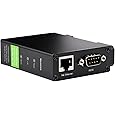 LINOVISION Dual Ports Serial Server, RS485 and RS232 to Ethernet Convertor, Modbus RTU/TCP Conversion, RS485 and RS232 to RJ45 Convertor, Processor Upgraded