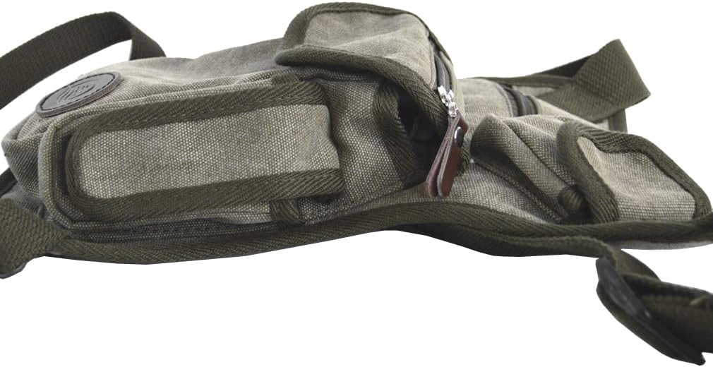 Motorcycle Drop Leg Bag Nylon Waist Pack for Men Women Travel Hiking Tactical Cycling Bike Ride Riding Crossbody Shoulder Fanny Pouch