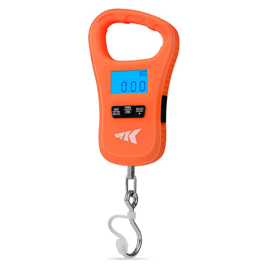 KastKing Fish Scale, LCD Display USB Charging Fishing Scale, Fishing Gifts for Men, Orange