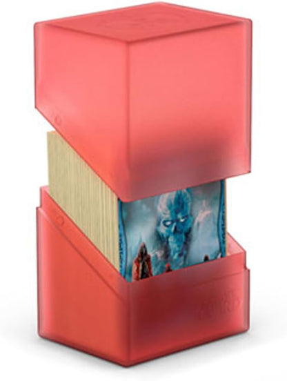 Ultimate Guard Boulder 100+ Classic, Deck Case for 100 Double-Sleeved TCG Cards, Onyx, Secure & Durable Storage for Trading Card Games, Soft-Touch Finish