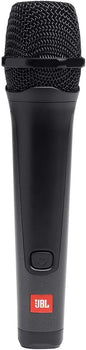 JBL PBM100 Wired Microphone - Wired Dynamic Vocal Mic with Cable - Plug the JBL PBM100 Dynamic Vocal mic into Party Box for a Sing Along or Your Next Karaoke Party - Black