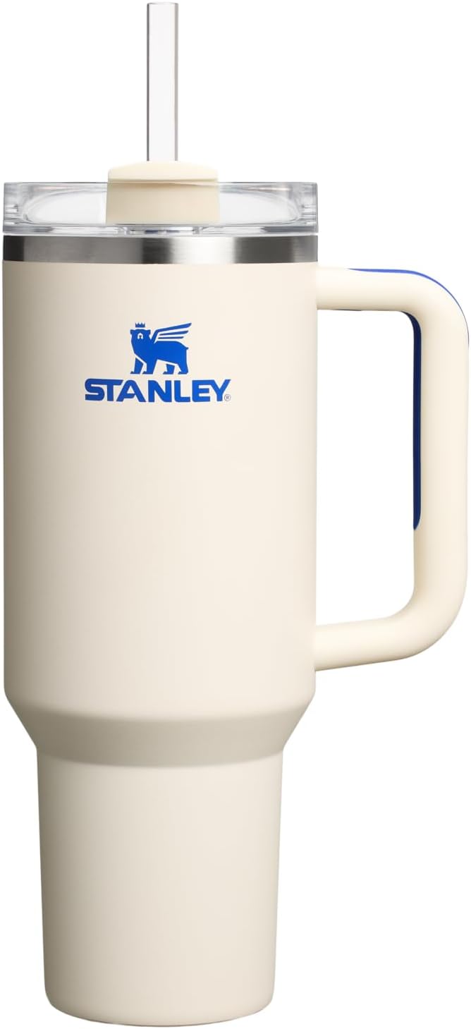 Stanley Quencher H2.0 Tumbler with Handle and Straw 30 oz | Flowstate 3-Position Lid | Cup Holder Compatible for Travel | Insulated Stainless Steel Cup | BPA-Free | Exclusive Lupine