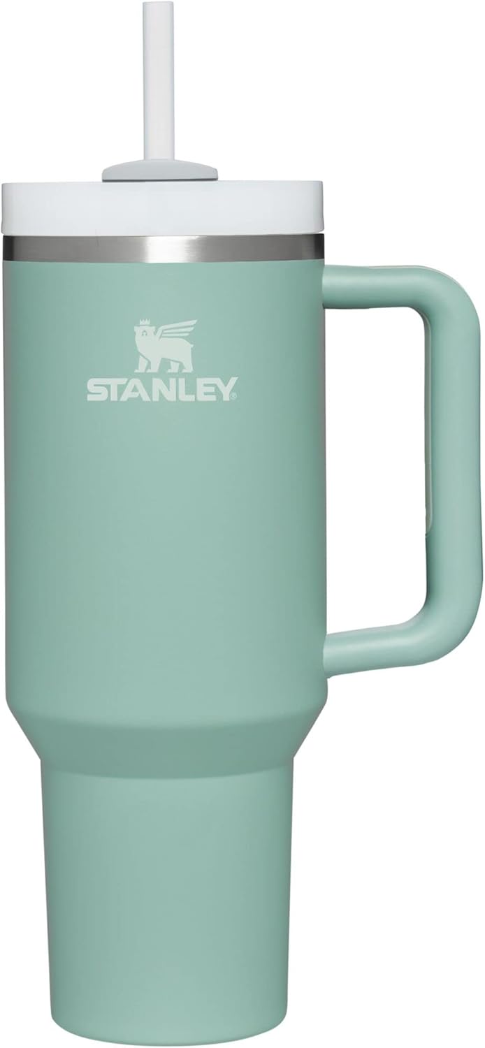 Stanley Quencher H2.0 Tumbler with Handle and Straw 30 oz | Flowstate 3-Position Lid | Cup Holder Compatible for Travel | Insulated Stainless Steel Cup | BPA-Free | Exclusive Lupine