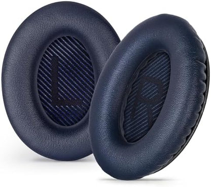 Replacement Ear Pads Earpads for Bose QuietComfort QC 2 15 25 35 Ear Cushion for QC2 QC15 QC25 QC35 SoundLink SoundTrue Around-Ear II AE2 (Black)