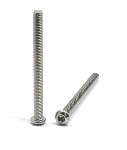 iexcell 50 Pcs M6 x 20mm Thread Pitch 1 mm Stainless Steel 304 Hex Socket Button Head Cap Screws Bolts Kit