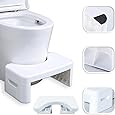 Squatty Potty Original Toilet Stool 2.0 Base 7", White, 1 Count