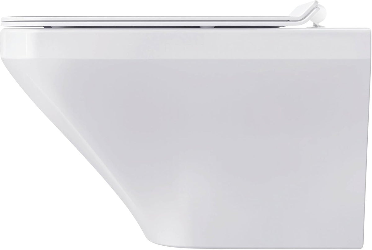 Duravit DuraStyle Toilet Seat & Cover | Elongated Slow-Close Seat with Stainless Steel Hinges