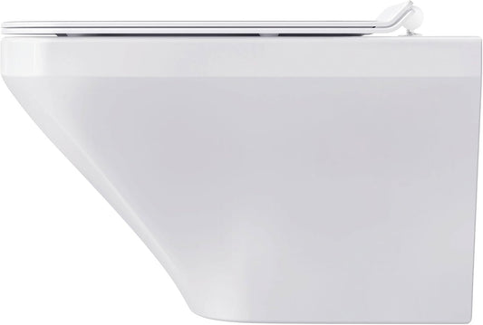 Duravit DuraStyle Toilet Seat & Cover | Elongated Slow-Close Seat with Stainless Steel Hinges