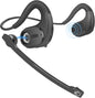 BANIGIPA Bluetooth Headset with Removable Microphone, Noise Cancelling Wireless Headset for Phones Laptop Computer PC, Open Ear Headphones for Office Meeting Running Cycling Driving Working-12 Hrs