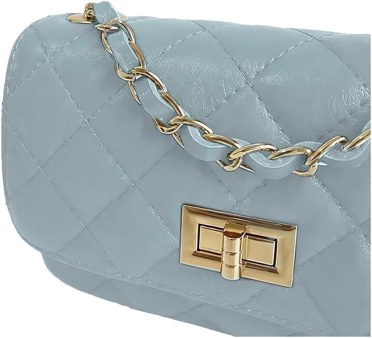 MamaMilano Women/Girls Italian Handmade Genuine Leather Cleo Shoulder Bag/Purse/HandBag/Totebag with Shoulder Strap