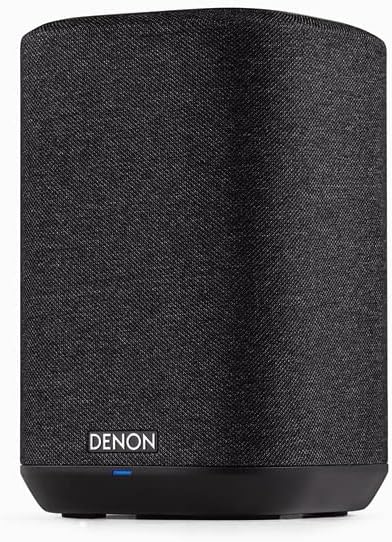 Denon Home 150 NV Wireless Speaker (Black), 1" Tweeter, 3.5" Woofer, Home Speaker with HEOS Built-in, AirPlay 2, and Bluetooth, Multi-Room Streaming, Simple Setup, Compact Design