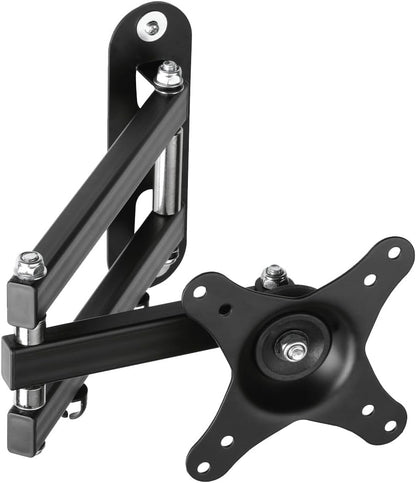 Suptek Full Motion Adjustable TV Wall Mount Rotation, Swivel and Tilt TV Arm Bracket for Most 15-32 inch LED, LCD Monitor and Plasma TVs VESA 75,100,Black (MA2720)