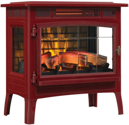 Duraflame Electric Infrared Quartz Fireplace Stove with 3D Flame Effect, Bronze