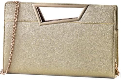 VX VONXURY Clutch Purses for Women,Elegant Vegan Leather Crossbody Purses Handbag Evening Bag for Daily Wedding Party - PuriLite