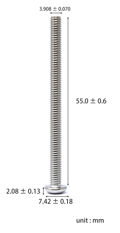 iexcell 50 Pcs M6 x 20mm Thread Pitch 1 mm Stainless Steel 304 Hex Socket Button Head Cap Screws Bolts Kit