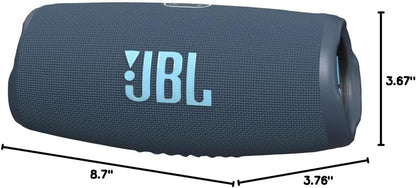 JBL Charge 5 Portable Bluetooth Speaker with Deep Bass, IP67 Waterproof and Dustproof, Up To 20 Hours of Playtime, Built-in Powerbank - Black