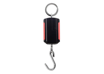 Klau Portable Mini Crane Scale 200 kg / 400 lb Heavy Duty Digital Scales LCD Display with Backlight for Home Farm Market Fishing Hunting Black and Red