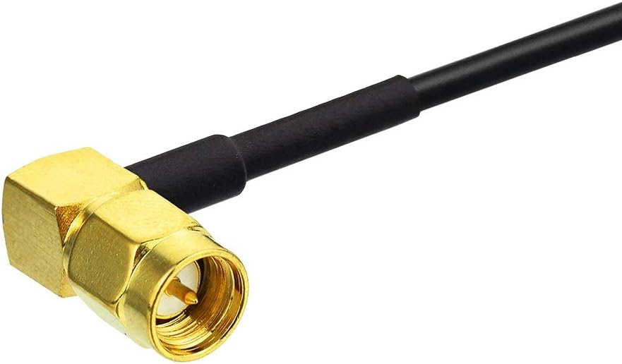 Bingfu Vehicle GPS Navigation Antenna Active GPS Antenna with Fakra C Right Angle Connector Compatible with Car Truck GPS Navigation Receiver System Factory DVD Stereo Head Unit