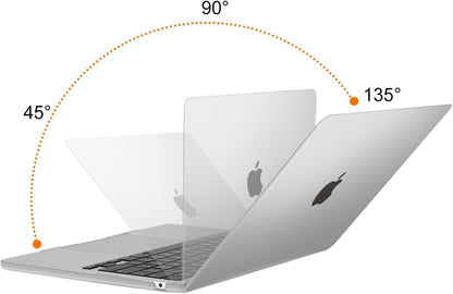 MOSISO Compatible with MacBook Air 13 inch Case 2025 2024 2023 2022 M4 A3240 M3 A3113 M2 A2681, Plastic Hard Shell&Keyboard Cover&Screen Film&Pouch for MacBook Air 13.6 inch Case, Crystal Clear