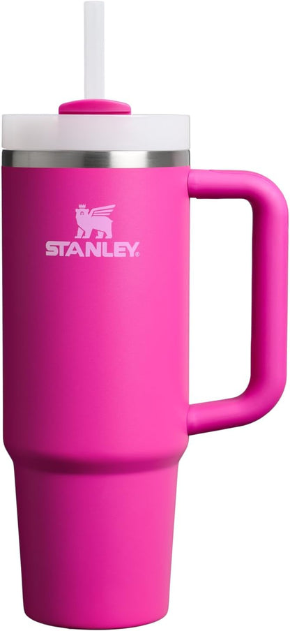 Stanley Quencher H2.0 Tumbler with Handle and Straw 30 oz | Flowstate 3-Position Lid | Cup Holder Compatible for Travel | Insulated Stainless Steel Cup | BPA-Free | Exclusive Lupine
