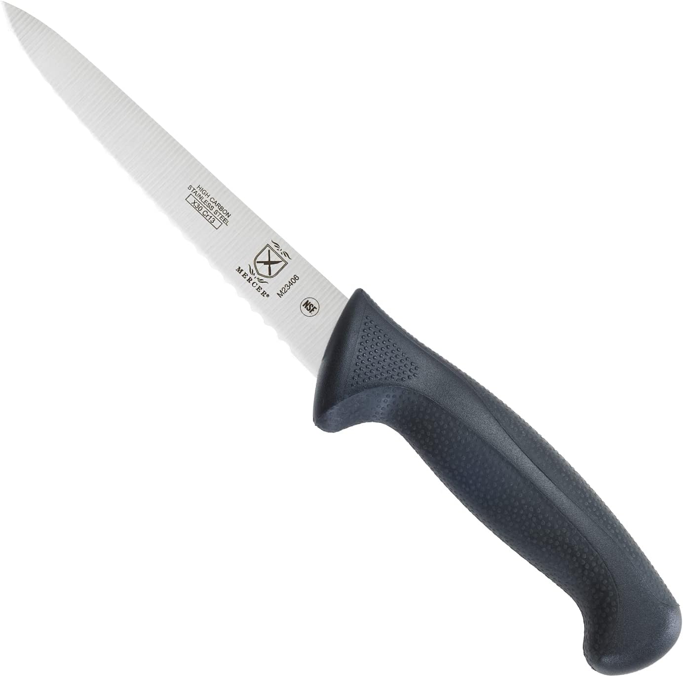 Mercer Culinary M23860 Millennia Black Handle, 8.5-Inch Narrow, Fillet Knife
