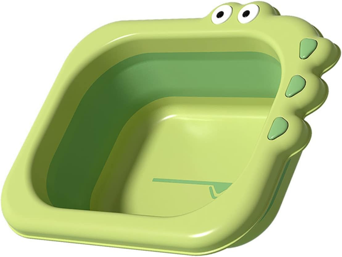 GARVALON Baby Bath Foldable Tub Newborn Shower Present Collapsible Wash Basin for Baby Safe Infant Washbas