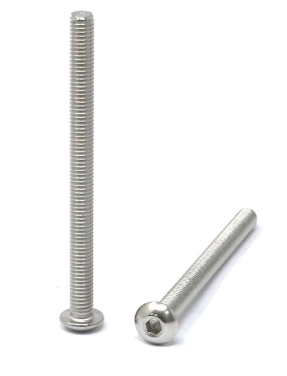 iexcell 50 Pcs M6 x 20mm Thread Pitch 1 mm Stainless Steel 304 Hex Socket Button Head Cap Screws Bolts Kit