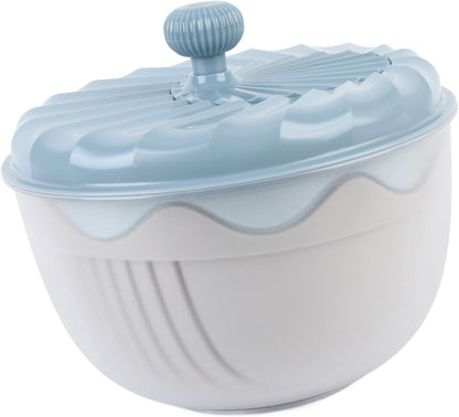 Kitchen Tools Salad Spinner Lettuce Dryer Vegetables Wash Bowl One Handed Easy Press Large Vegetable Dryer Salad Mixer for Salad Preparation and Food Washing