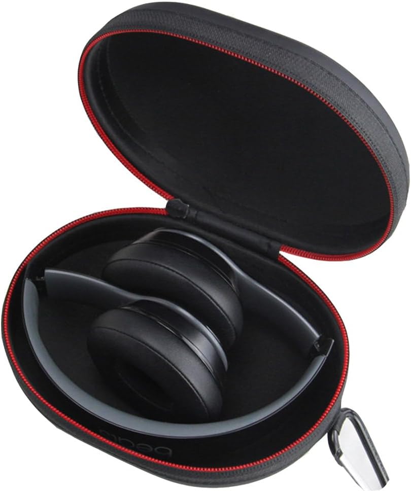 ZLiT Travel Carrying Case for Beats by Dr.Dre Studio1/Studio 2.0/Solo/Solo HD Over-Ear Headphone Storage Bag Protective Case(Black)