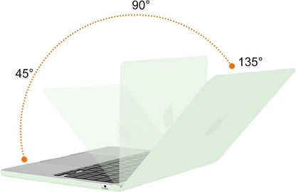 MOSISO Compatible with MacBook Air 13 inch Case 2025 2024 2023 2022 M4 A3240 M3 A3113 M2 A2681, Plastic Hard Shell&Keyboard Cover&Screen Film&Pouch for MacBook Air 13.6 inch Case, Crystal Clear