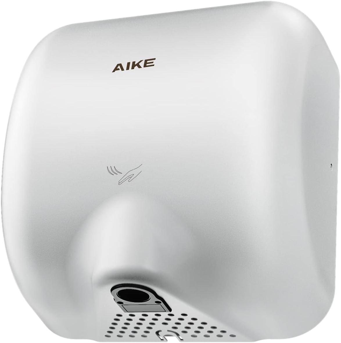 AIKE Surface Mounted High Speed Commercial Hand Dryer CUL Approved 120V 1500W, Brushed Stainless Steel Finish Model AK2800B