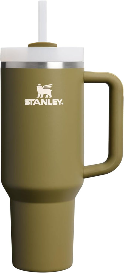 Stanley Quencher H2.0 Tumbler with Handle and Straw 30 oz | Flowstate 3-Position Lid | Cup Holder Compatible for Travel | Insulated Stainless Steel Cup | BPA-Free | Exclusive Lupine