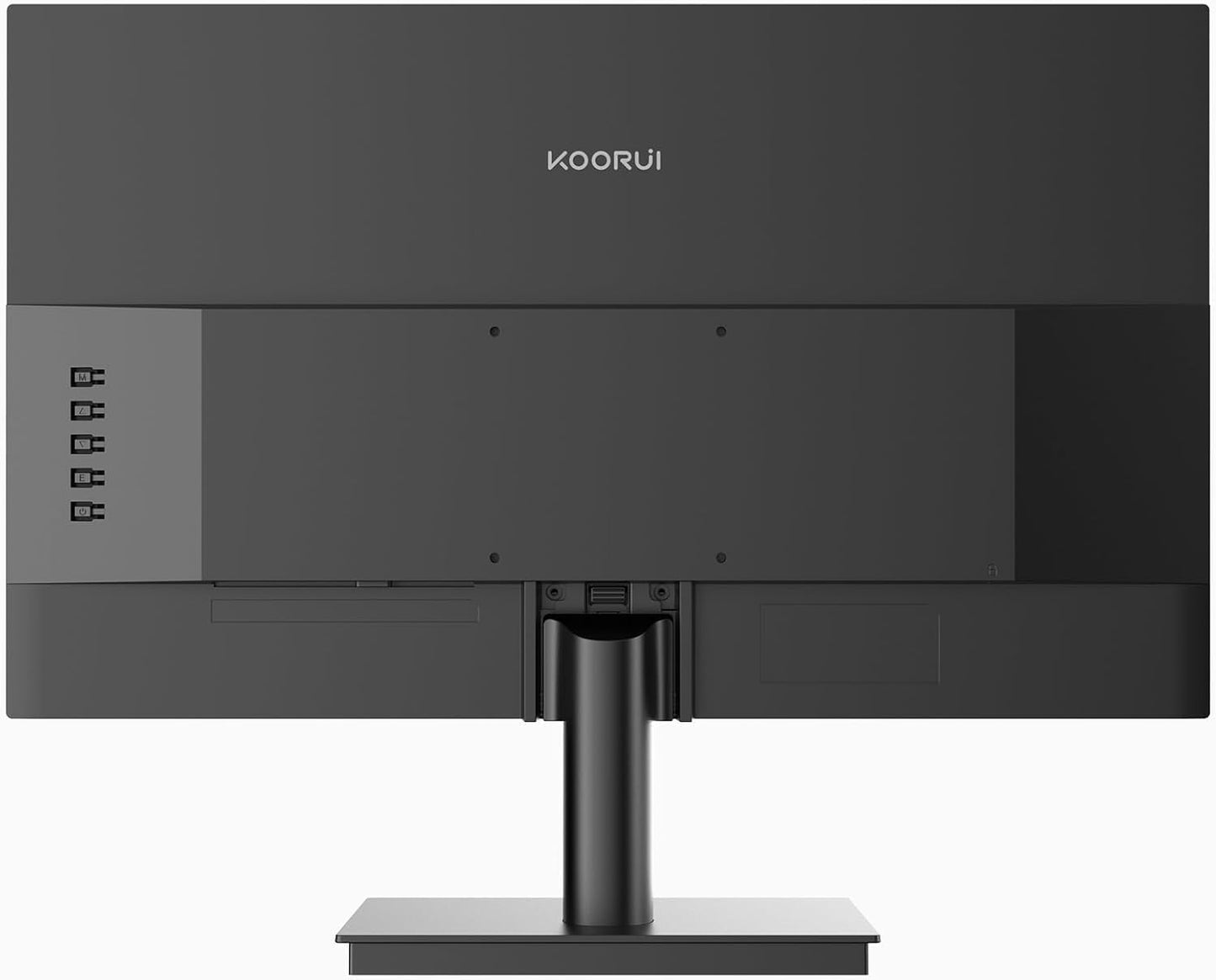 KOORUI 27 inch Gaming Monitor, QHD (2560 x 1440) R1500 180Hz Curved Monitors, AdaptiveSync with 1ms, VESA Compatible, HDR10, 1 x Display Port 1.4 & 2 x HDMI 2.0, Eye Care 27E6QCA