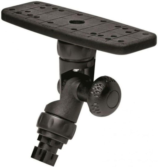 RAILBLAZA Universal Fish Finder Mount, R Lock Rectangular Base for Kayak and Canoe Fishing Boats, Compatible with Garmin, Lowrance, Humminbird and More