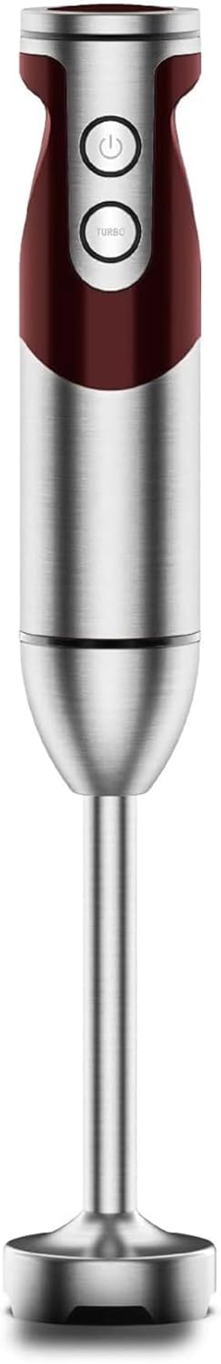 MEGAWISE new Hand Blender Series Only one Hand Blender,no attachments,12-Speed,Includes Powerful Blender Stick- Easy to Clean and Perfect for Smoothies, and More (Black)