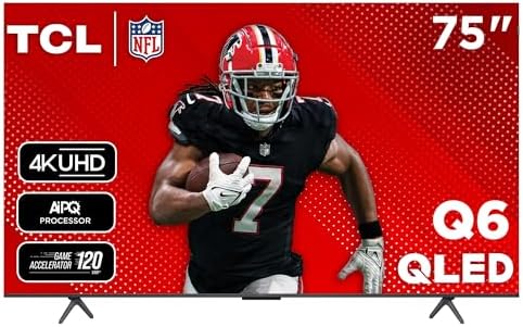 TCL 65-Inch Q65 QLED 4K UHD Smart TV with Google TV (65Q651G-CA, 2024 Model) Dolby Vision, Dolby Atmos, HDR Pro+, Game Accelerator Enhanced Gaming, Voice Remote, Works with Alexa, Streaming Television